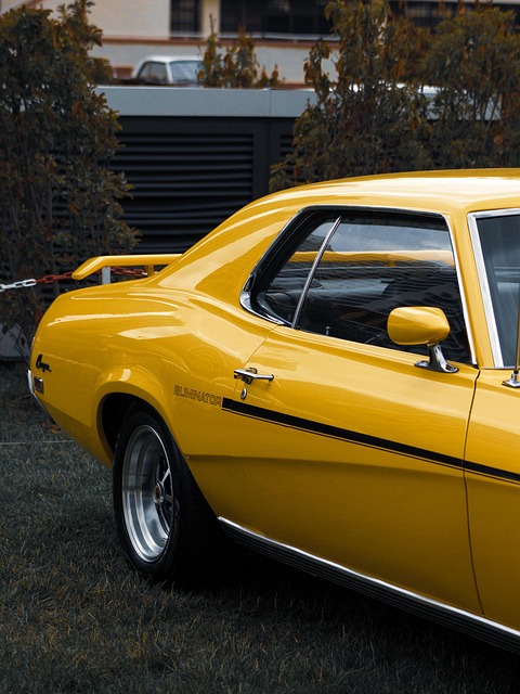 Yellow car